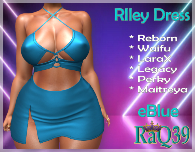 [R39] Riley Dress-eBlue