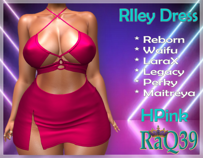 [R39] Riley Dress-HPink