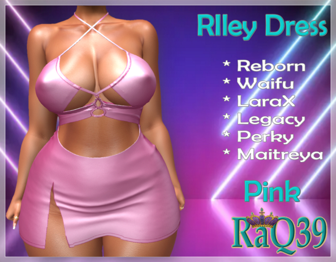 [R39] Riley Dress-Pink