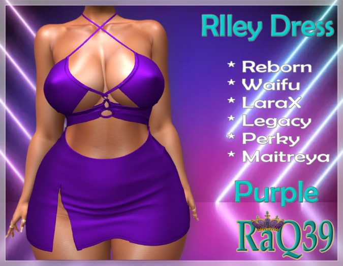 [R39] Riley Dress-Purple