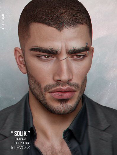 UNLEASH - Solik shaved hairbase FATPACK // Evox