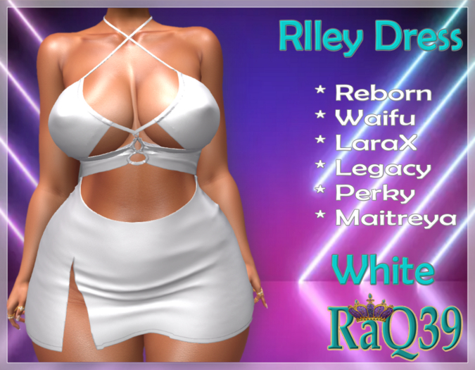 [R39] Riley Dress-White