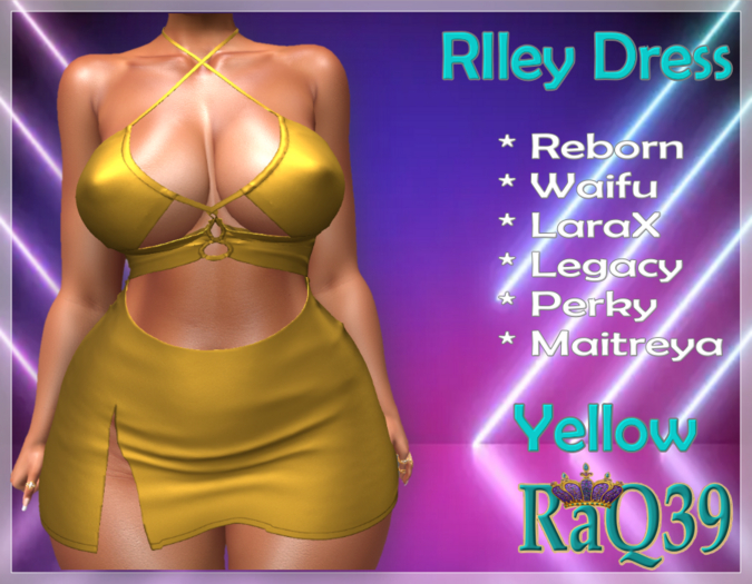 [R39] Riley Dress-Yellow