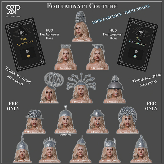 S&P The Alchemist - Foiluminati - Salt & Pepper - RARE