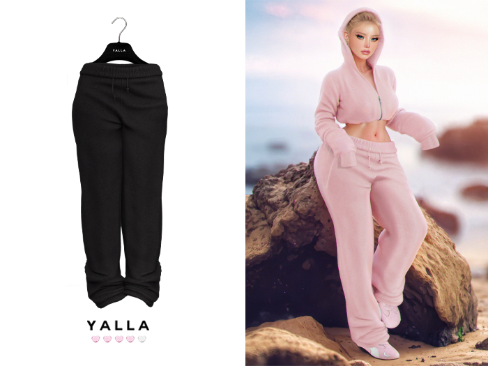 #Unpack me! YALLA ~ Laura Sweatpants [BLACK]