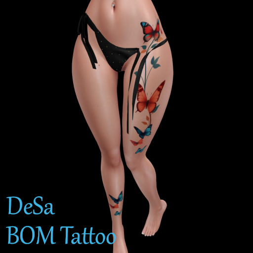 DeSa -Butterfly OB- BOM Tattoo (Add)