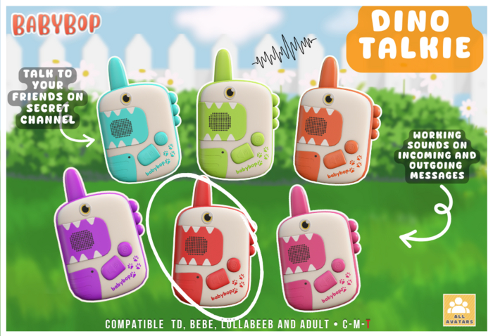 :bb: Dino Talkie - Red