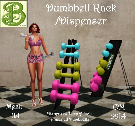 Dumbbell Rack/Dispenser, 1LI