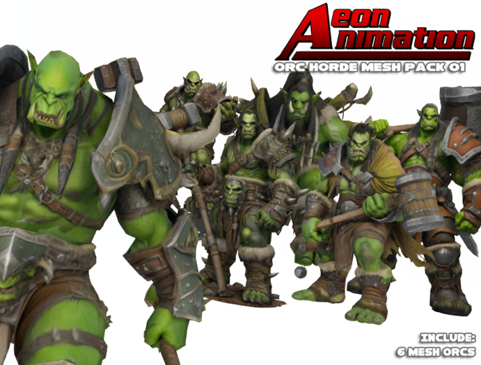 Orcs Pack 01 Medieval fantasy