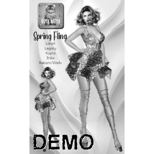 dirty kitten Spring Fling Dress  DEMO 