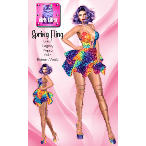 dirty kitten Spring Fling Dress 