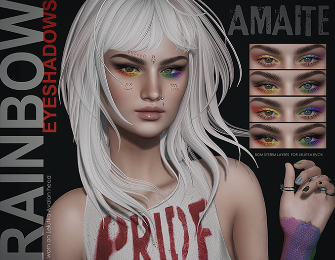 Amaite.- Rainbow Eyeshadows