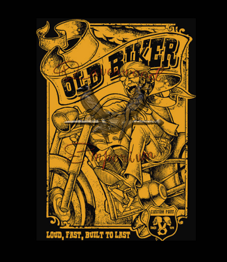 Ravenwood Emporium - Old Biker Picture