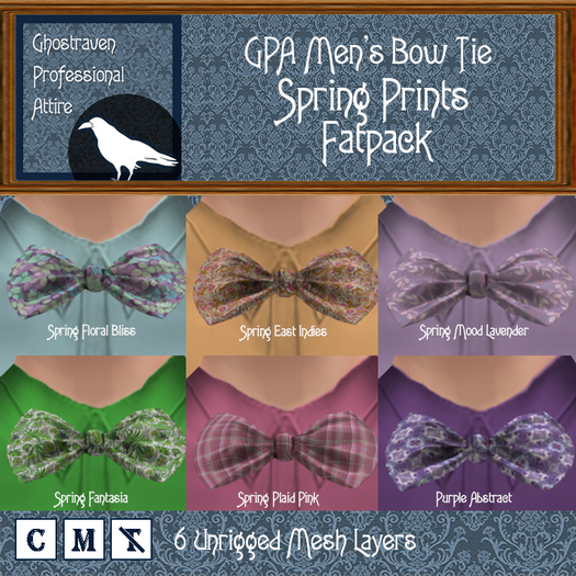 GPA Men's Bow Tie - Fatpack Spring Prints