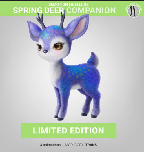 SEmotion Libellune Spring Deer Companion LIMITED