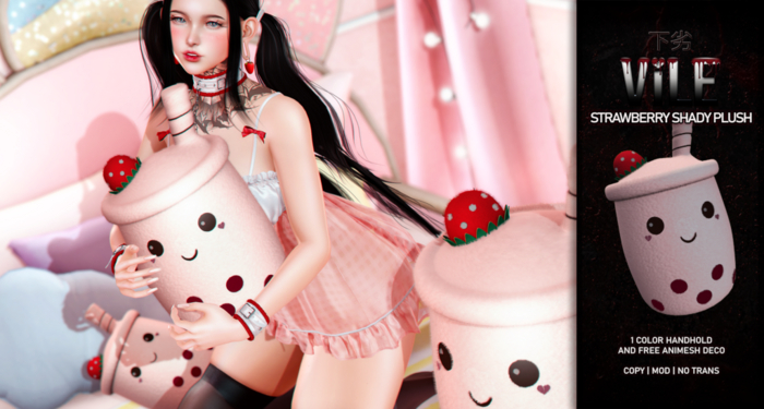 [Vile] - Strawberry Shady Plush Box (Add Me)