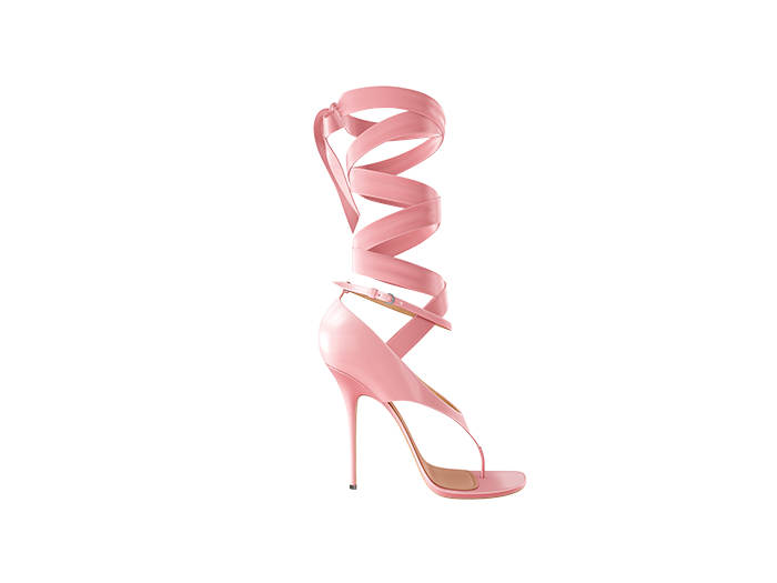 Maurer. Ferra Ribbon Heel Pink