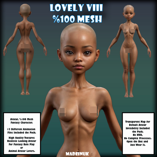 MADEINUK - Lovely VIII - Mesh Avatar