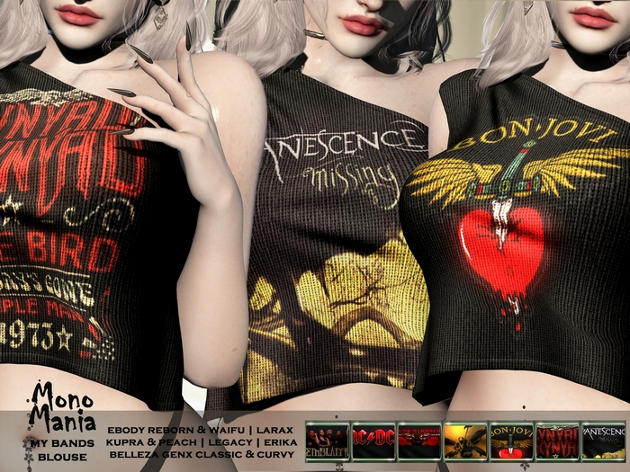 MONOMANIA - My Bands - Blouse