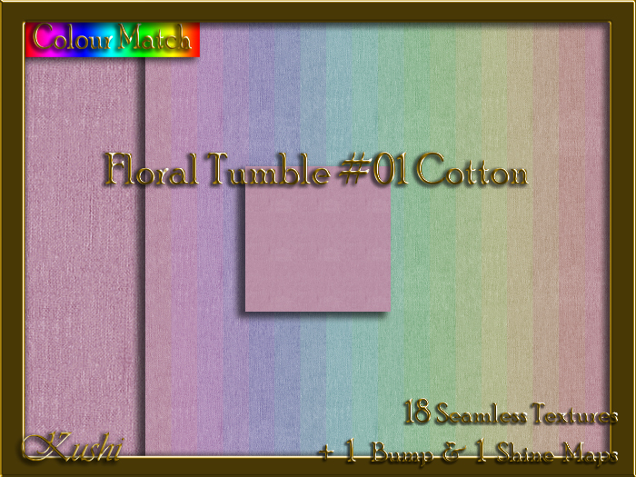Floral Tumble #01 COTTON Texture Pack