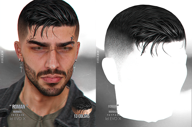 UNLEASH - Roman hairbase FATPACK // EVOX