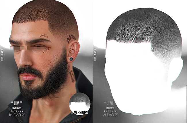 UNLEASH - Jim shaved hairbase Fatpack // Evox
