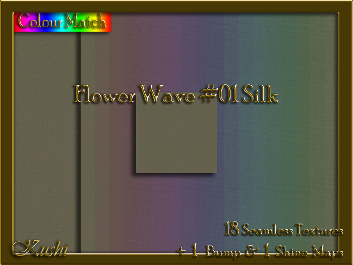 Flower Wave #01 SILK Texture Pack
