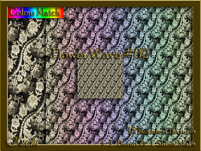 Flower Wave #02 Texture Pack