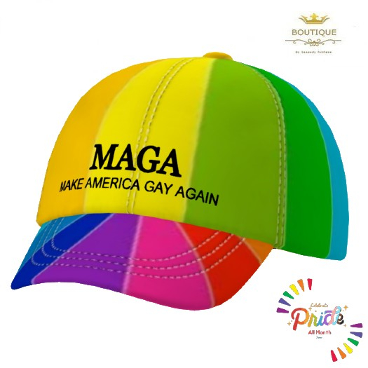 Resizable Baseball Cap Make America Gay Again (ADD)