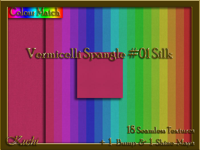 Vermicelli Spangle #01 SILK Texture Pack