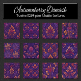*Wallflowers* Autumnberry Damask