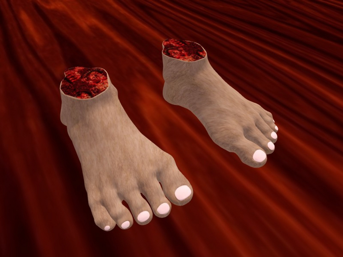 TM Amputated Feet - Halloween