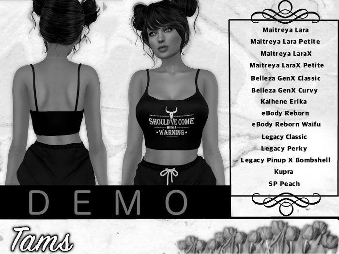 DEMO - Tams - Top and Shorts - Gyn