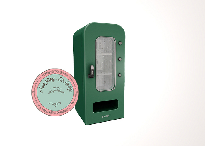 .07 [ kunst ] - Mini fridge / green