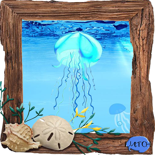 (7S) Uncommon Fish: Blue Jellyfish