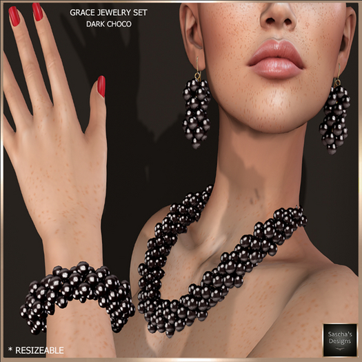 SAS - Grace DarkChoco Jewelry Set 