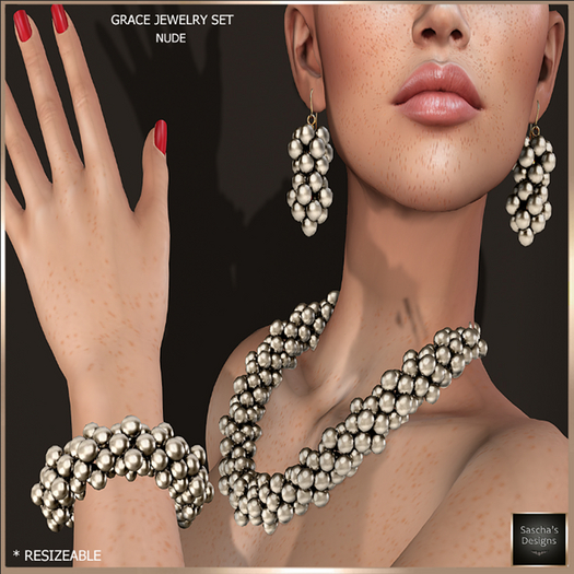 SAS - Grace Nude Jewelry Set 