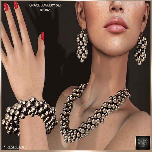 SAS - Grace Bronze Jewelry Set 