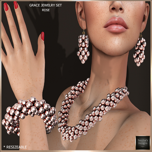 SAS - Grace Rose Jewelry Set 