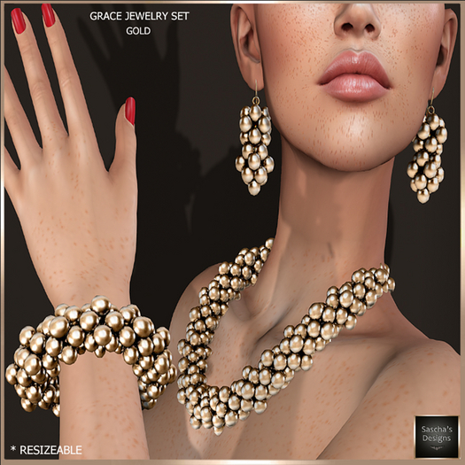 SAS - Grace Gold Jewelry Set  