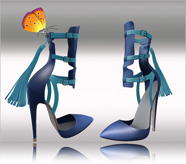 DEMO Heels with Tassel & Straps,LaraX,Legacy,Reborn