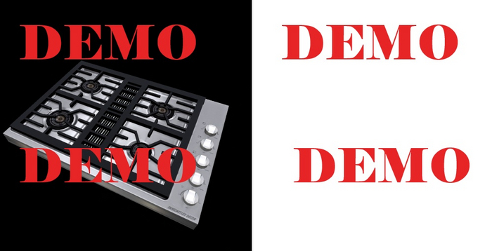 Demo Counter Stove Top