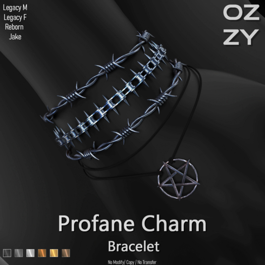OZZY - Profane Charm Bracelet - FATPACK