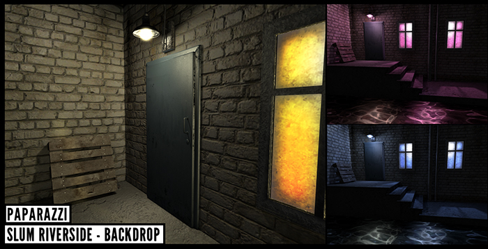 Paparazzi - Slum Riverside - FATPACK - 3 BACKDROPS