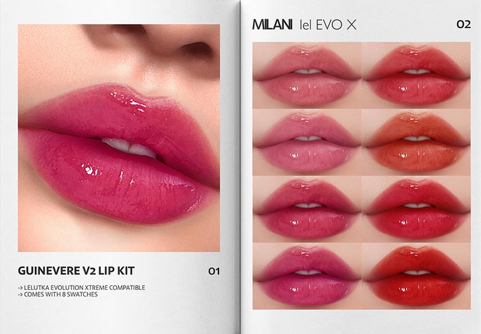 MILANI - "GUINEVERE V2" LIP KIT / FATPACK
