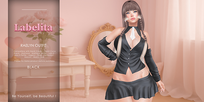 [LABELITA] Raelyn Outfit Black