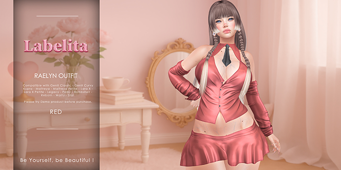 [LABELITA] Raelyn Outfit Red
