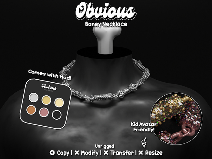 -OBVI- Boney Necklace