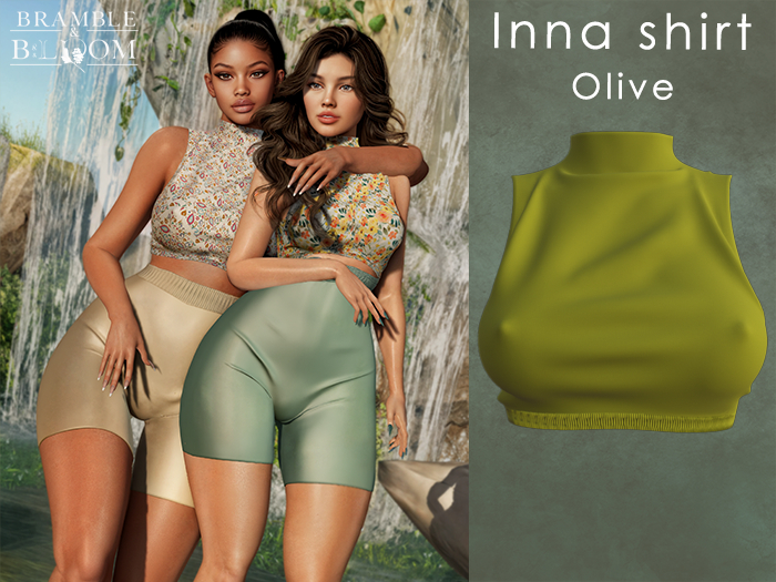 B&B: Inna top (olive) 