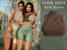B&B: Inna top (dark brown)